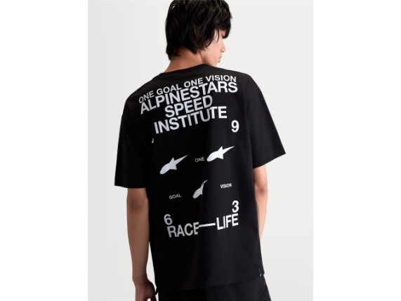 1236-72306-10-L, T-SHIRT ALPIN INSTITUTE OVERSIZD SS
