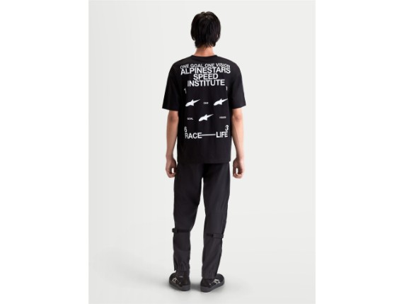 1236-72306-10-L, T-SHIRT ALPIN INSTITUTE OVERSIZD SS