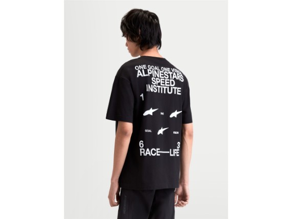 1236-72306-10-L, T-SHIRT ALPIN INSTITUTE OVERSIZD SS