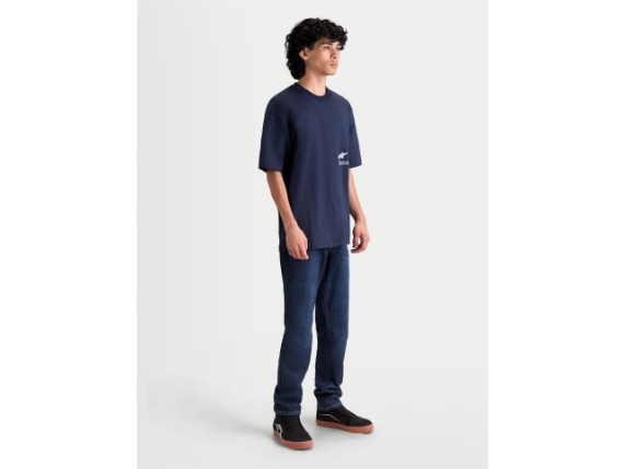 1236-72306-70-M, T-SHIRT ALPIN INSTITUTE OVERSIZD SS