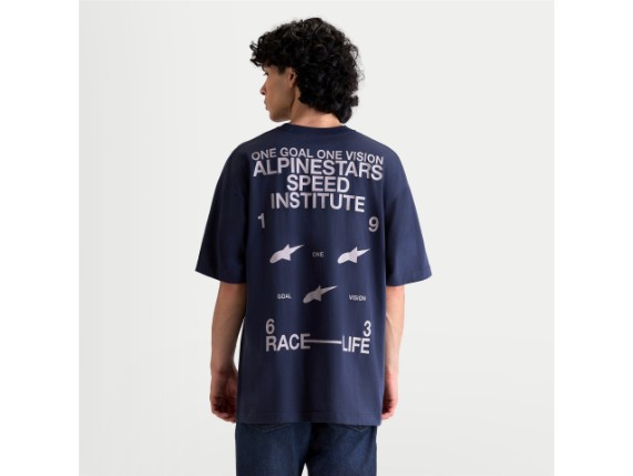 1236-72306-70-M, T-SHIRT ALPIN INSTITUTE OVERSIZD SS