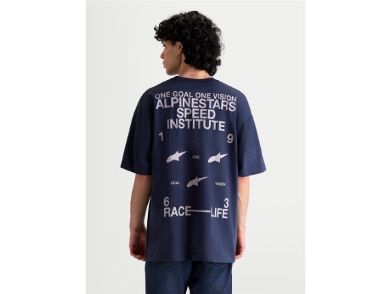 1236-72306-70-M, T-SHIRT ALPIN INSTITUTE OVERSIZD SS