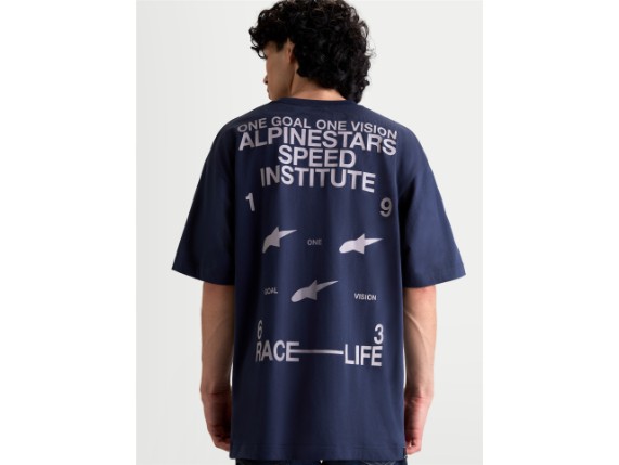 1236-72306-70-M, T-SHIRT ALPIN INSTITUTE OVERSIZD SS