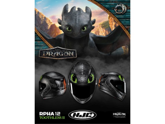 13067409, HELM HJC RPHA 12 TOOTHLESS II