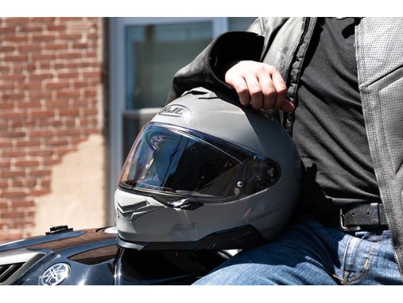 15607009, HELM HJC i71 UNI SEMI FLAT BLACK