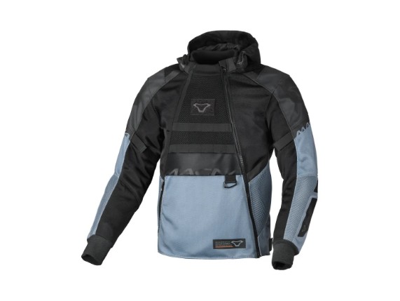 165 3624 L 180, TEX JACKE MACNA REBELITE BLACK GREY