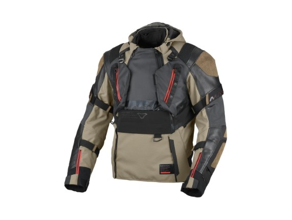 165 3678 L 810, TEX JACKE MACNA TRYTON TAUPE BLACK