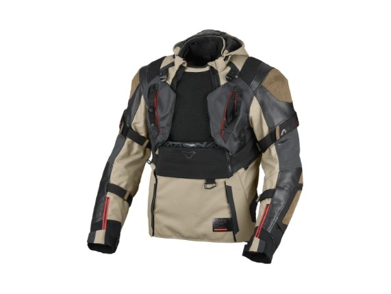 165 3678 L 810, TEX JACKE MACNA TRYTON TAUPE BLACK