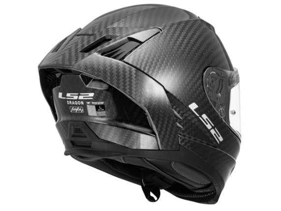 168075098M, HELM LS2 FF807 DRAGON MATT CARBON