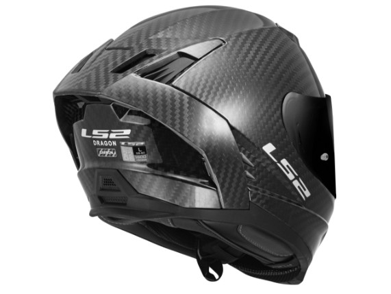 168075098M, HELM LS2 FF807 DRAGON MATT CARBON