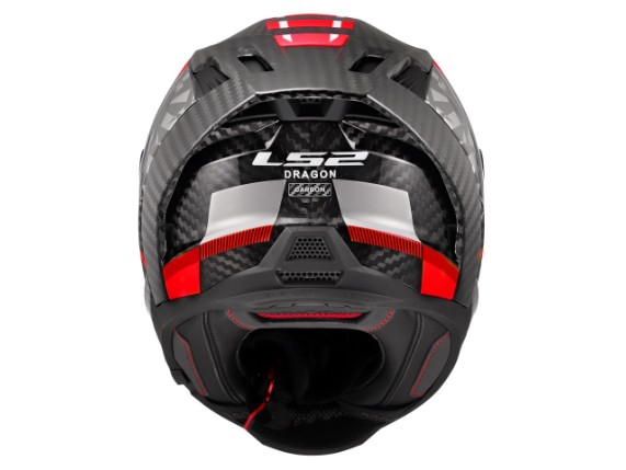 168075232M, HELM LS2 FF807 DRAGON TRAX RED