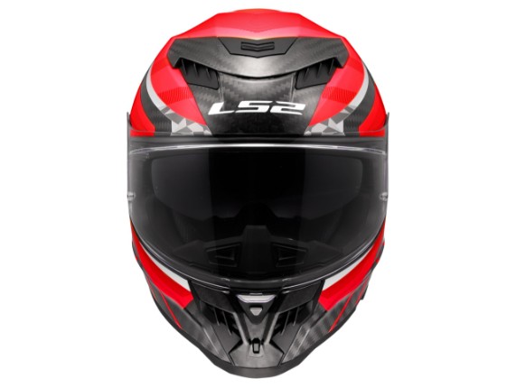 168075232M, HELM LS2 FF807 DRAGON TRAX RED