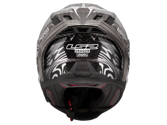 168075304M, HELM LS2 FF807 DRAGON ENTHUM SILVER