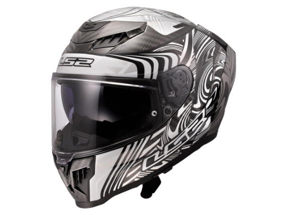 168075304M, HELM LS2 FF807 DRAGON ENTHUM SILVER