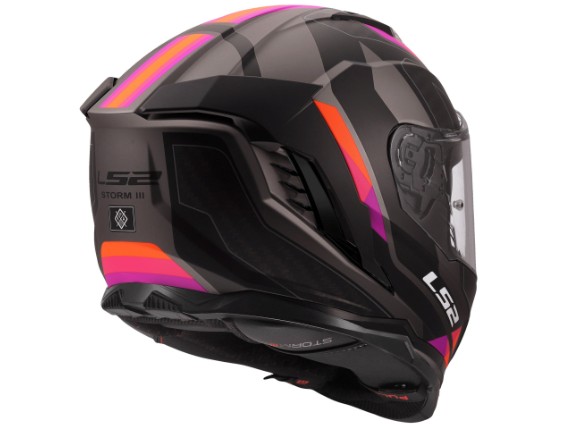 168180407L, HELM LS2 FF818 STORM III SPORTY GREY
