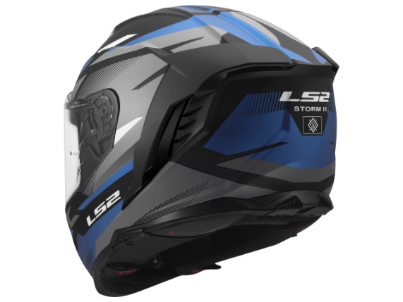 168180625XL, HELM LS2 FF818 STORM III KOMAI BLACK