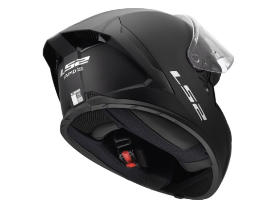 168200011L, HELM LS2 FF820 RAPID III SOLID