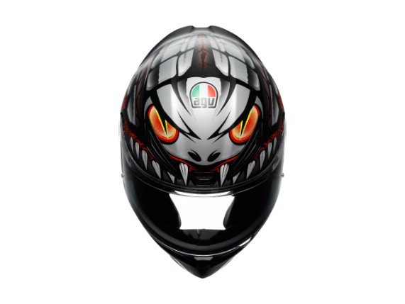 18394001-044-M, HELM AGV K1 S LYZARD E2206 MATT