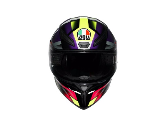 18394001-065-M, HELM AGV K1 S FASTLAP BLACK PURPLE
