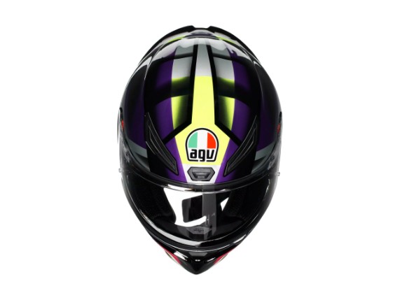 18394001-065-M, HELM AGV K1 S FASTLAP BLACK PURPLE