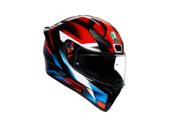 18394001-066-M, HELM AGV K1 S FASTLAP BLACK RED BLUE