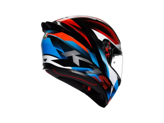 18394001-066-M, HELM AGV K1 S FASTLAP BLACK RED BLUE