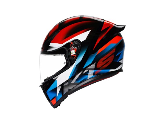 18394001-066-M, HELM AGV K1 S FASTLAP BLACK RED BLUE