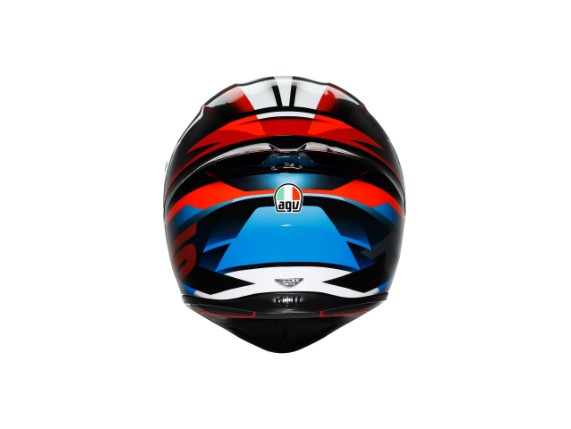 18394001-066-M, HELM AGV K1 S FASTLAP BLACK RED BLUE