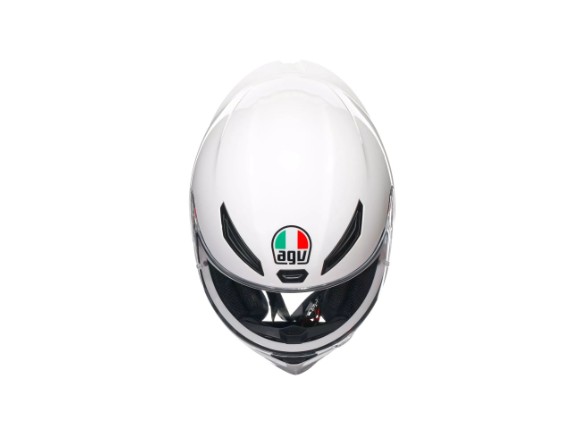 18394017-028-S, HELM AGV K1S MONO WHITE