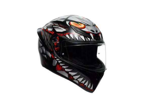 18394017-044-M, HELM AGV K1S LYZARD MATT