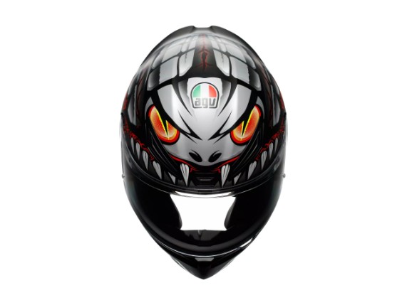 18394017-044-M, HELM AGV K1S LYZARD MATT