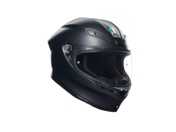 18395015-011-L, HELM AGV K6S MONO MATT BLACK