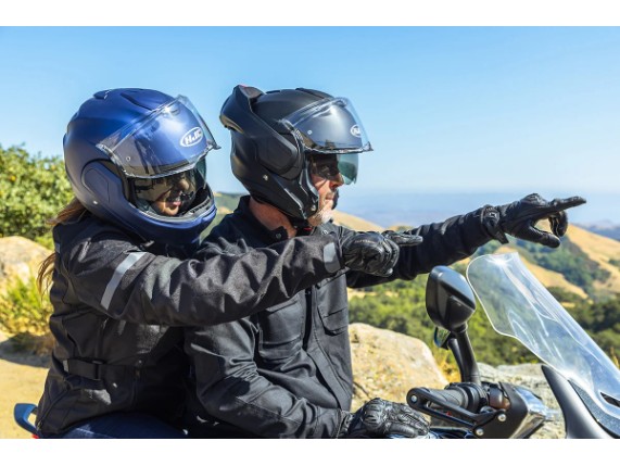 19043009, HELM HJC F100 CARBON BLACK