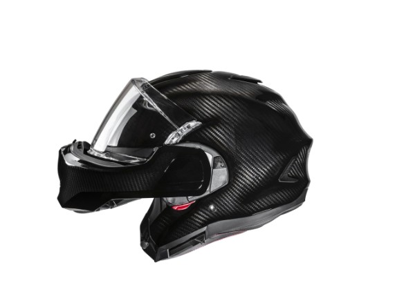19043009, HELM HJC F100 CARBON BLACK