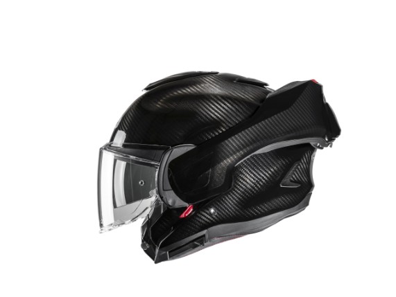 19043009, HELM HJC F100 CARBON BLACK