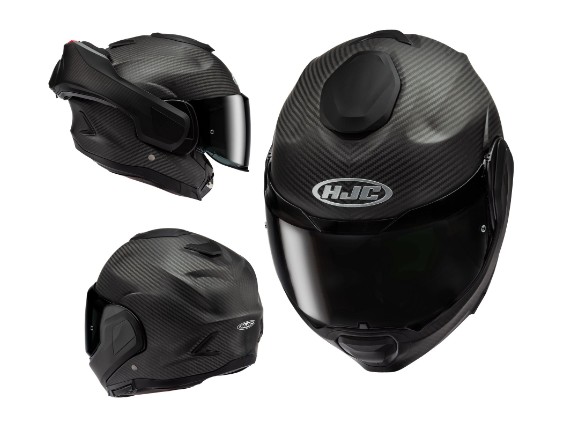 19043109, HELM HJC F100 CARBON MATT