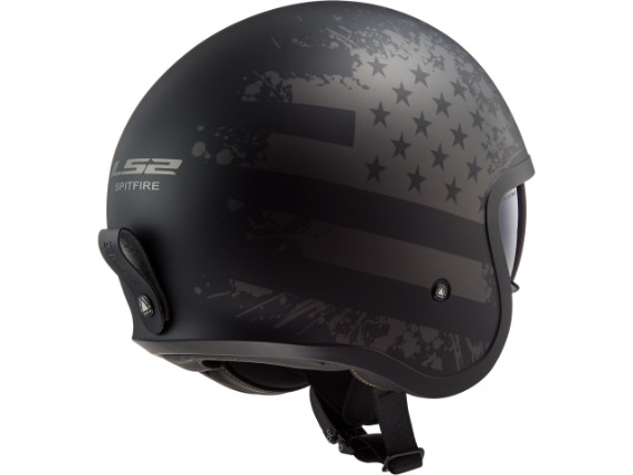 365992611M, HELM LS2 OF599 SPITFIRE 2 BLACK FLAG