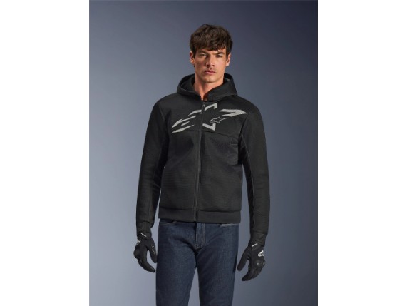4200226-102-L, KEVLARHOODIE ALPIN CHROME