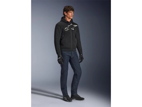 4200226-102-L, KEVLARHOODIE ALPIN CHROME