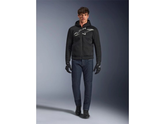 4200226-102-L, KEVLARHOODIE ALPIN CHROME