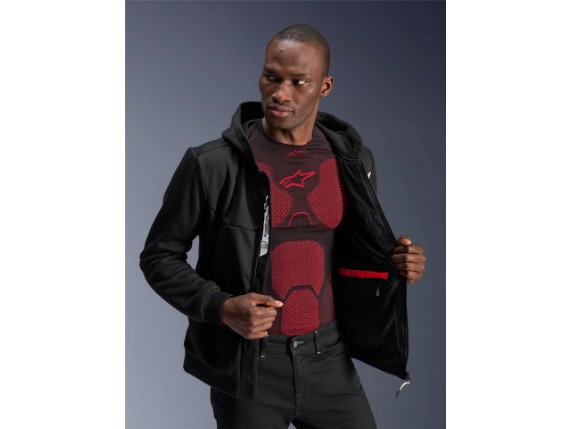 4200325-12-L, KEVLARHOODIE ALPIN CHROME V2