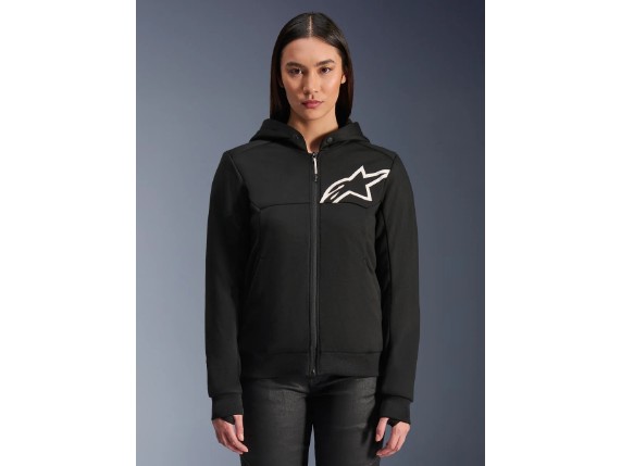 4210225-12-L, KEVLARHOODIE ALPIN STELLA CHROME V2