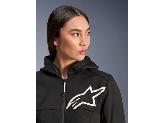 4210225-12-L, KEVLARHOODIE ALPIN STELLA CHROME V2