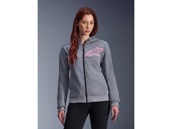 4210225-9197-L, KEVLARHOODIE ALPIN STELLA CHROME V2