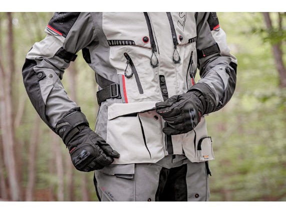 64220F0107L, TEX JACKE LS2 APOLLO MAN GREY BLACK