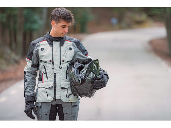 64220F0107L, TEX JACKE LS2 APOLLO MAN GREY BLACK