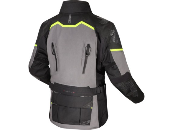 64220F0112M, TEX JACKE LS2 APOLLO MAN BLACK DARK