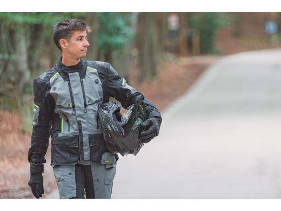 64220F0112M, TEX JACKE LS2 APOLLO MAN BLACK DARK