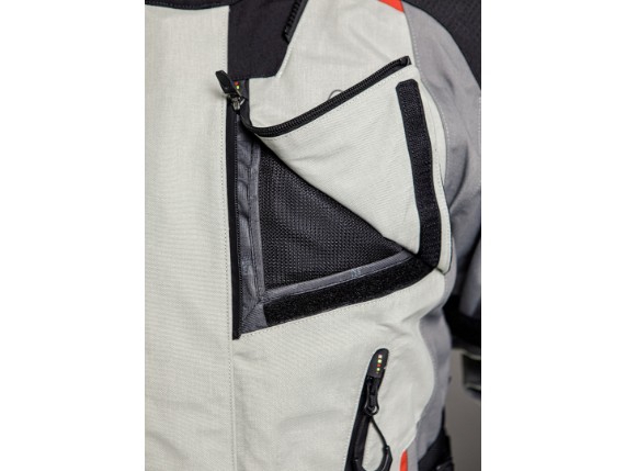 64220F0112M, TEX JACKE LS2 APOLLO MAN BLACK DARK