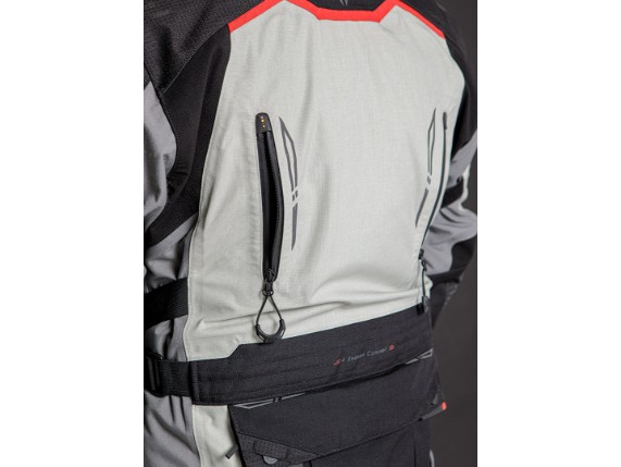 64220F0112M, TEX JACKE LS2 APOLLO MAN BLACK DARK